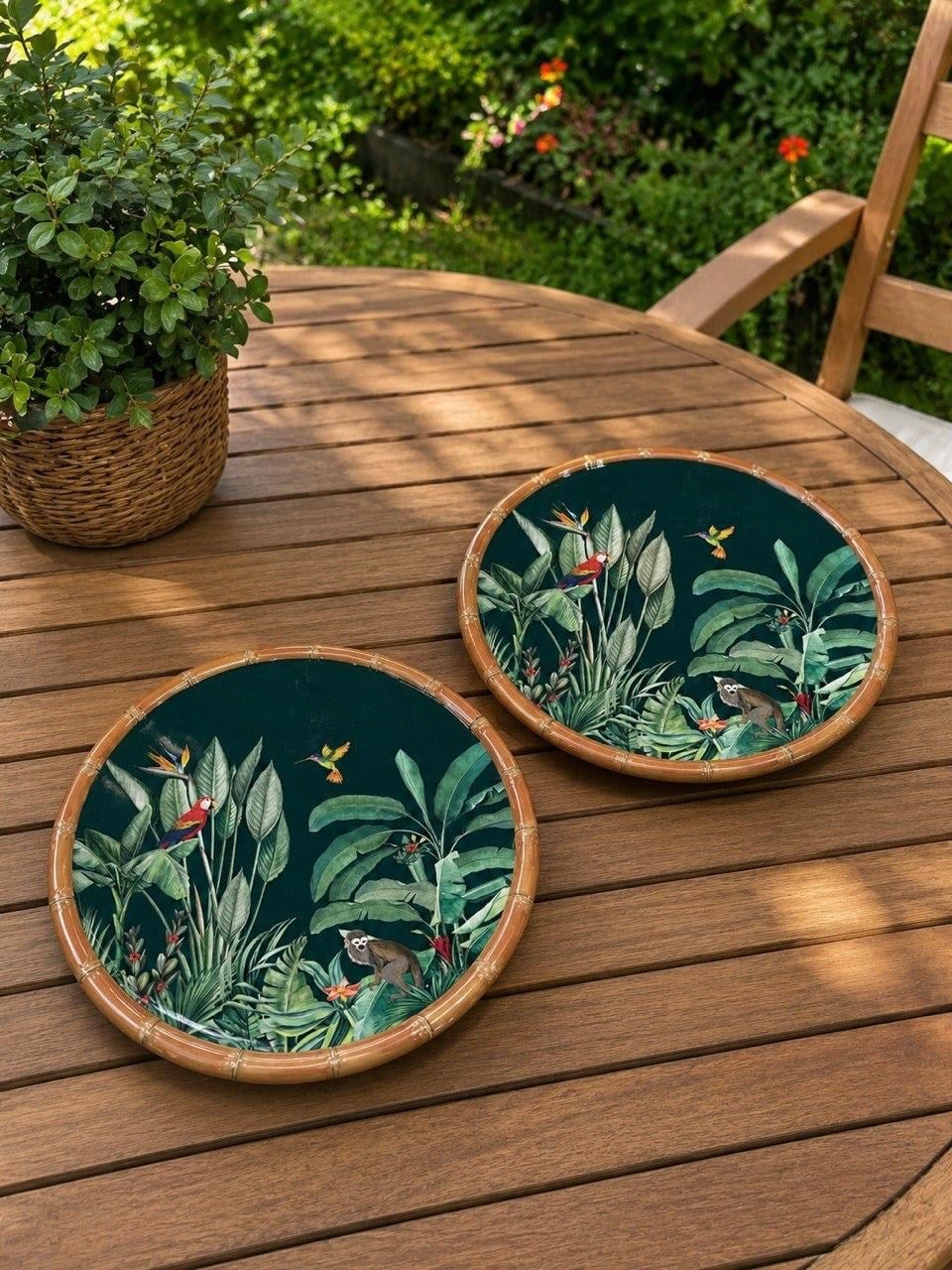 Easy Life Collection's Zanzibar Melamin 2 li Pasta Tabağı 23 cm