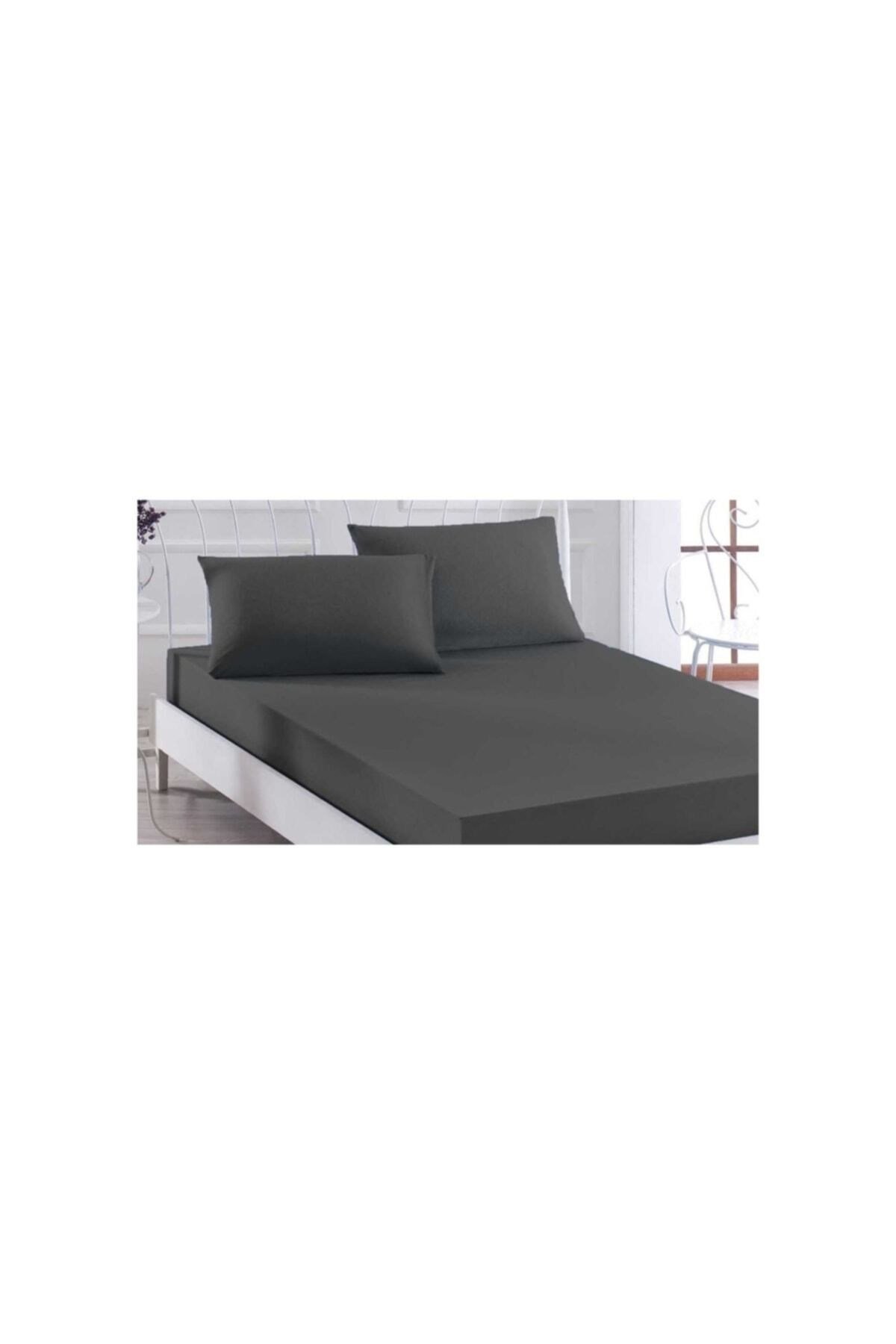 Fitted Çarşaf Battal Boy 180x200 Antrasit V78