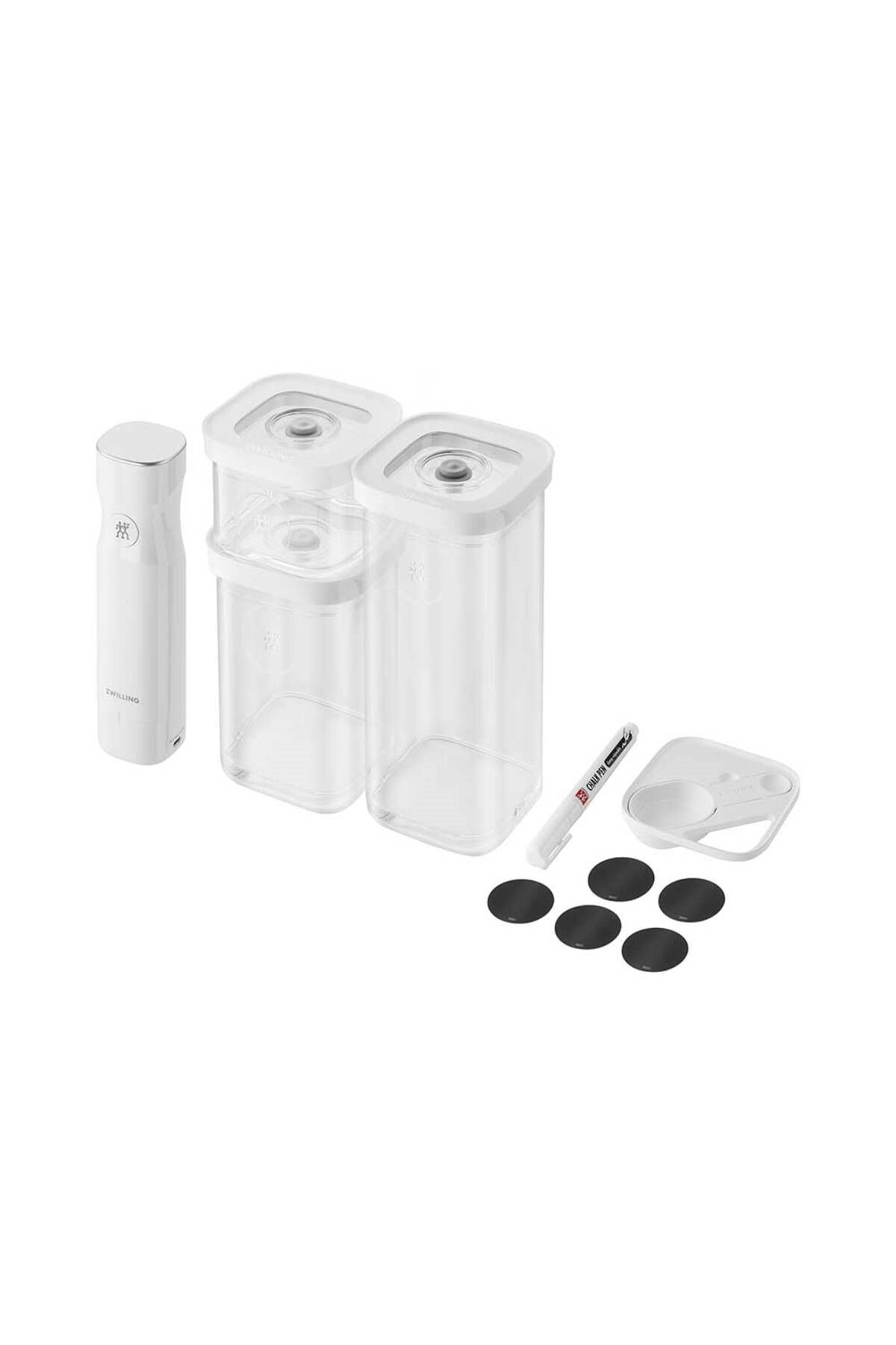 Fresh & Save Cube Vakum Başlangıç Seti 6 Parça Beyaz