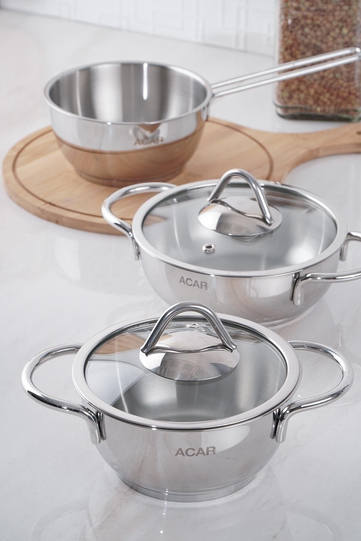 Karat Siera 5 Parça Çelik Set