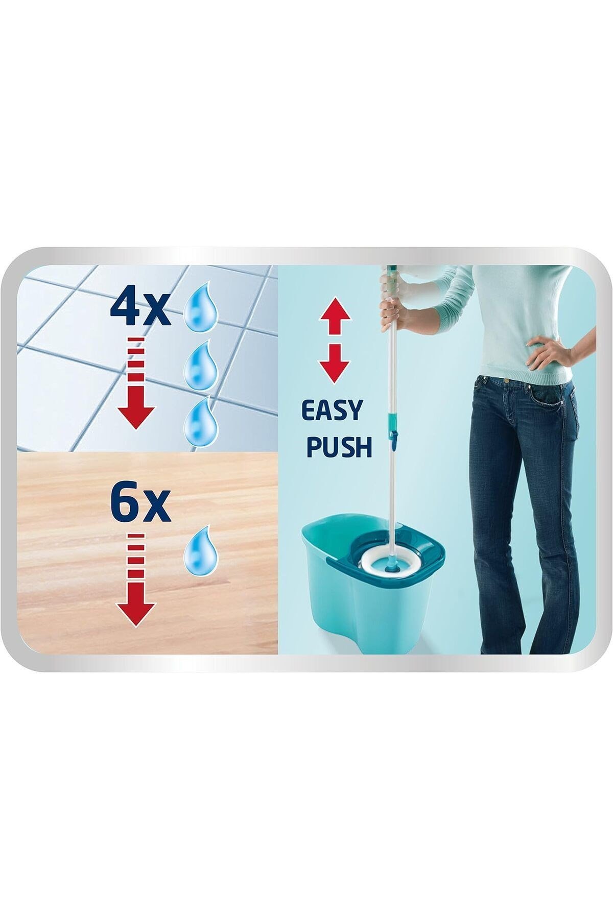 Leifheit Mop Clean Twist Yer Silecek Seti
