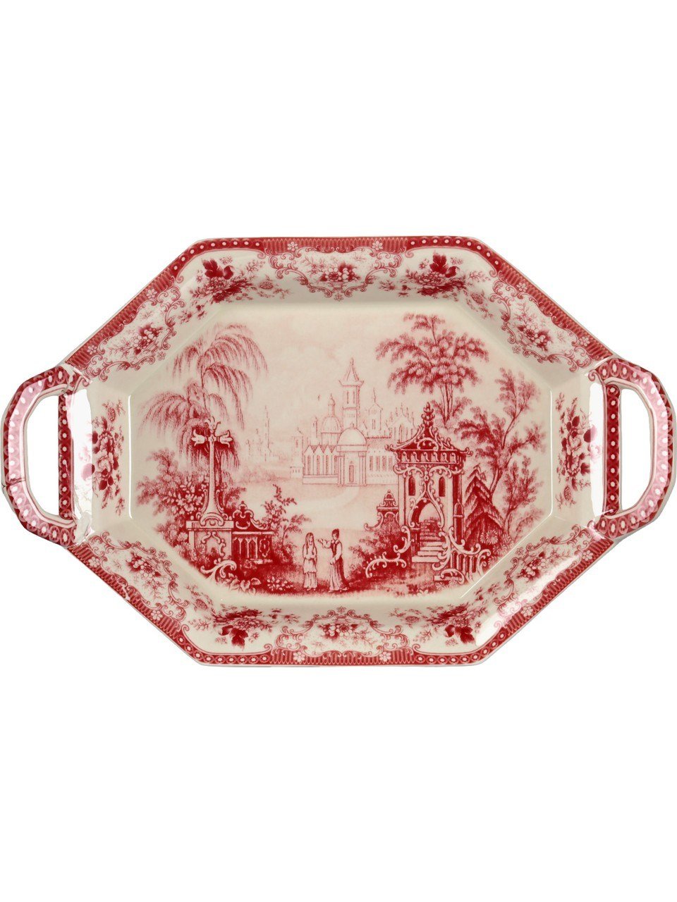 Lucky Art Florantine Sunum Tepsisi 37cm Kırmızı
