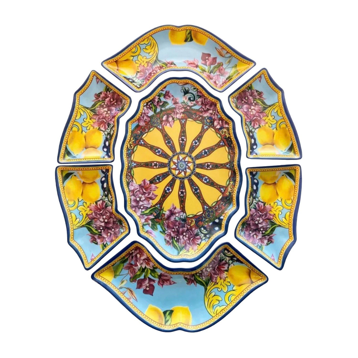 Lucky Art Solaire Melamin 7 Parça Meze Seti 