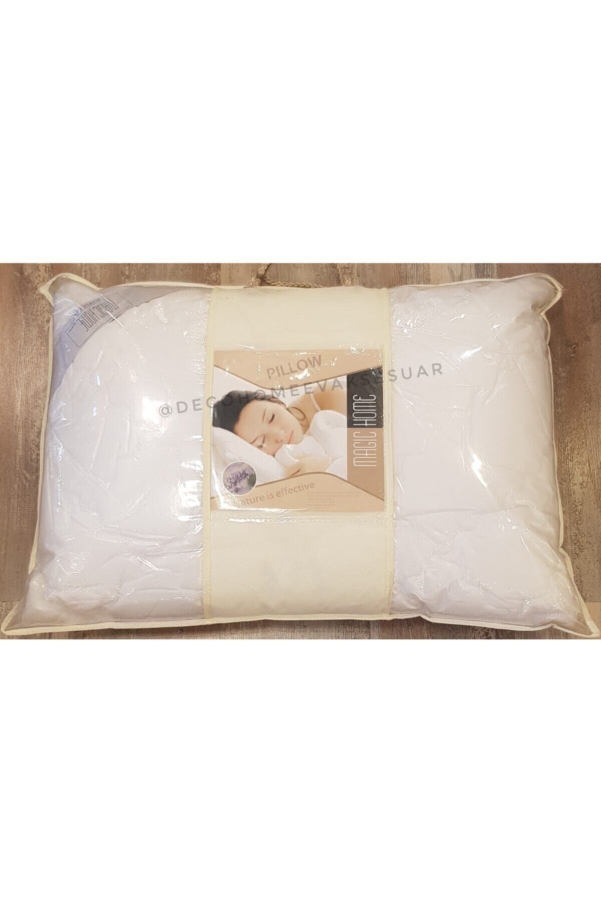Magic Boncuk Elyaf Silikon Yastık (ALEZ) Yıkanabilir Kılıflı 50*70 Cm 1000 gr