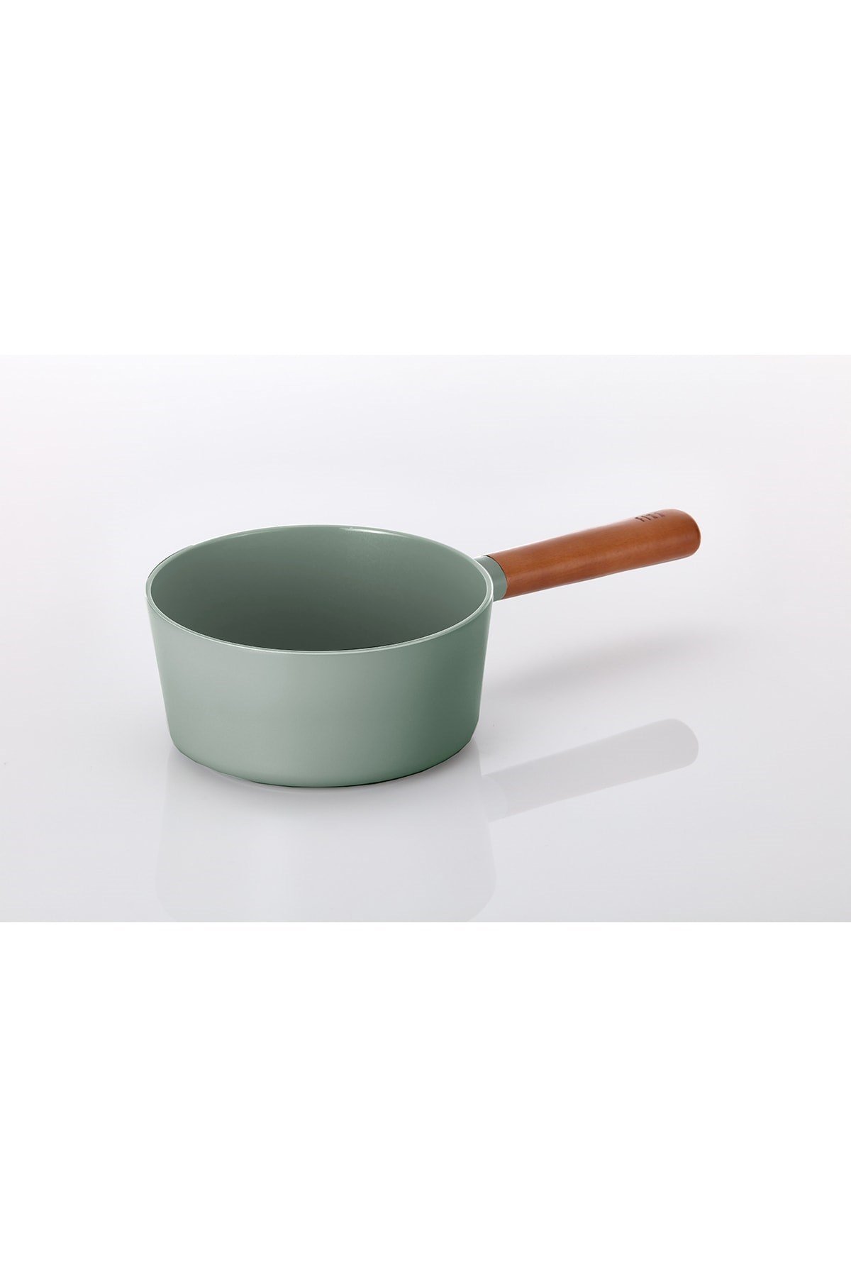 Neoflam Fika Cam Kapaklı Alüminyum Döküm Sos Tenceresi 18cm Gri