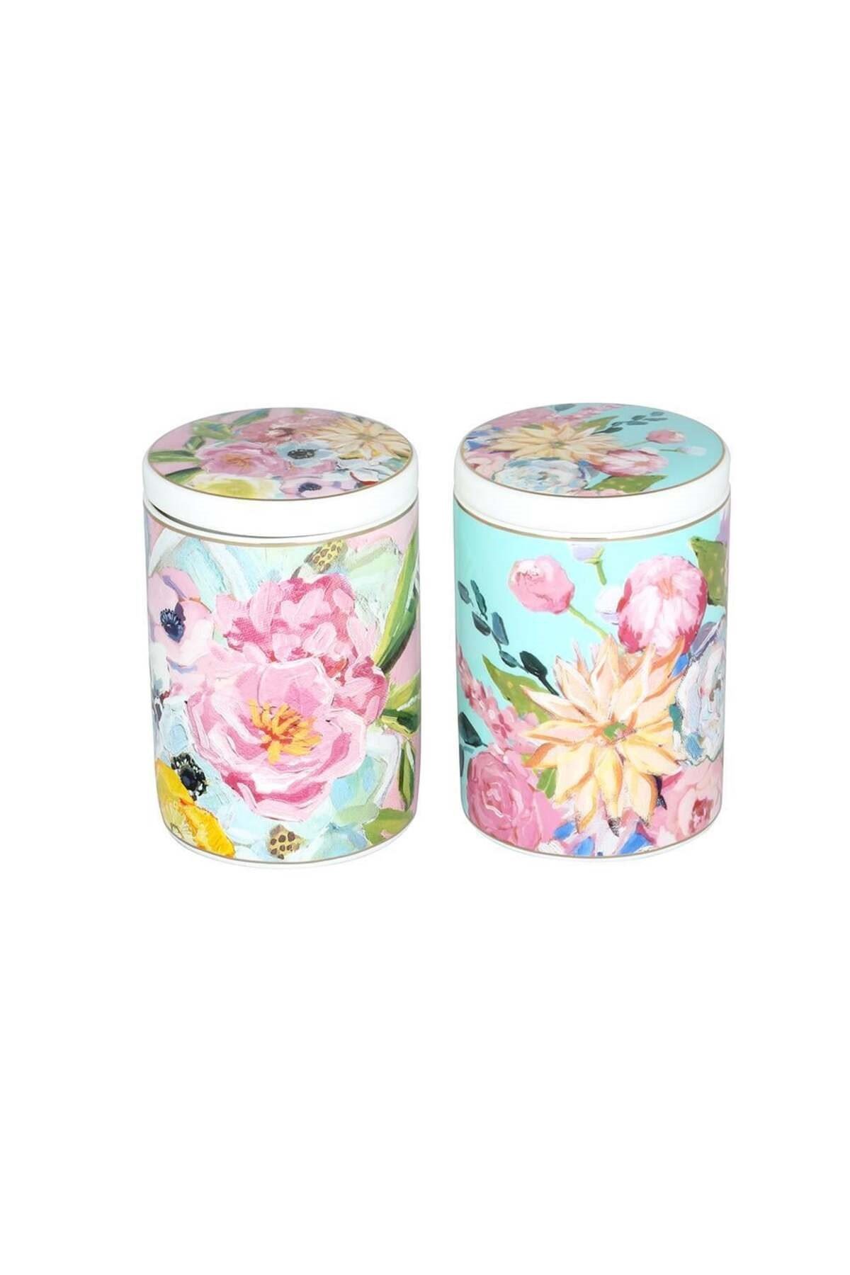 Peony Bone 2Lı Kavanoz Setı 600Ml