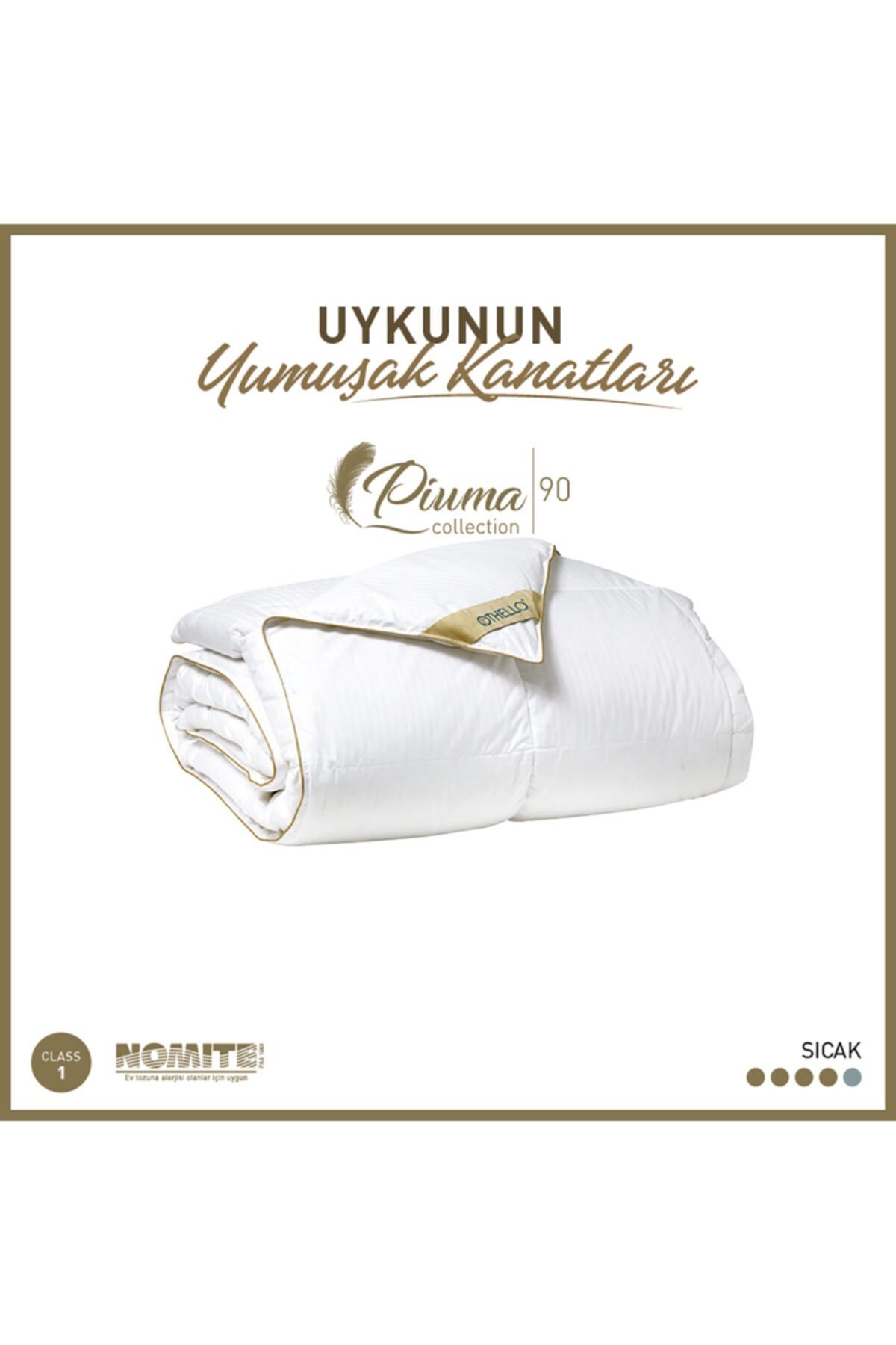 Piuma 90 Kaz Tüyü Yorgan 155x215 Cm