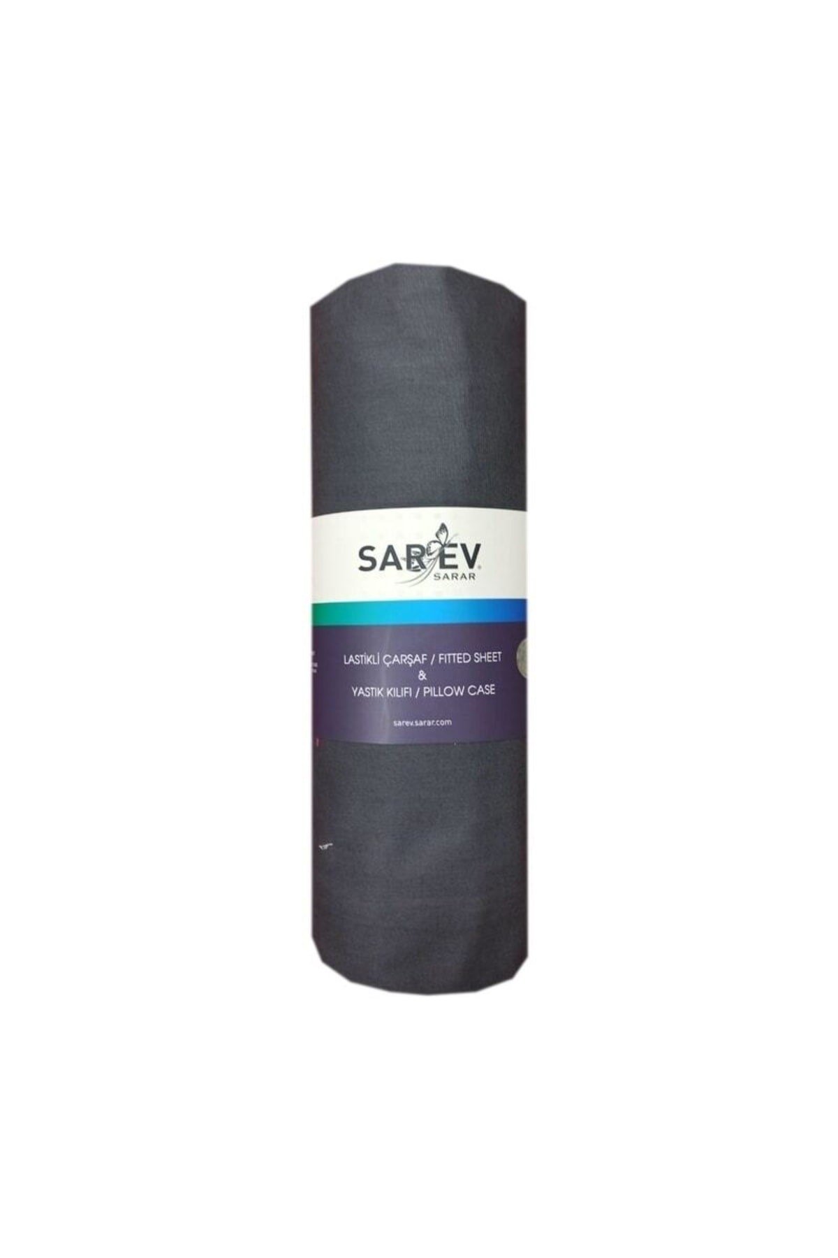 Ranforce Fitted Çarşaf Seti Antrasit 200x200cm