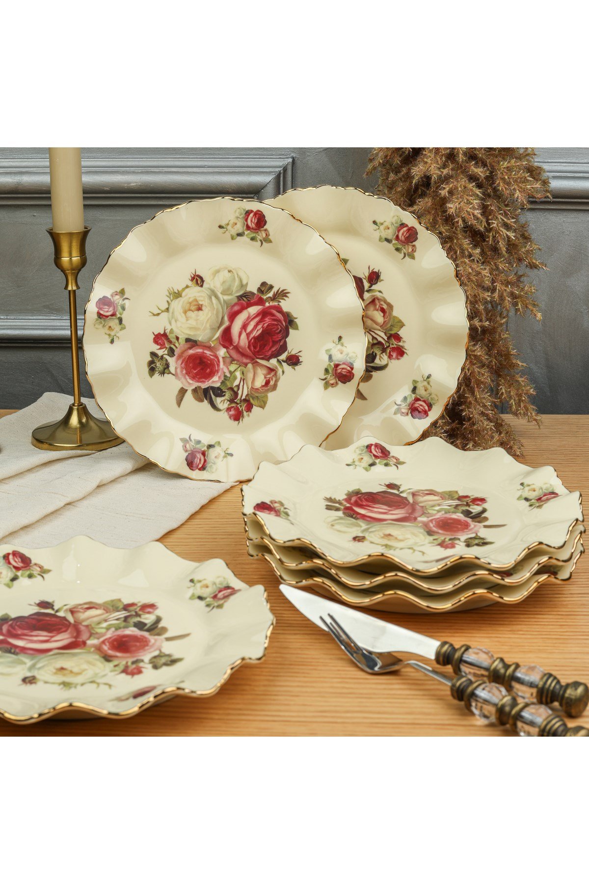 ROSE PASTA TABAK 6'lı