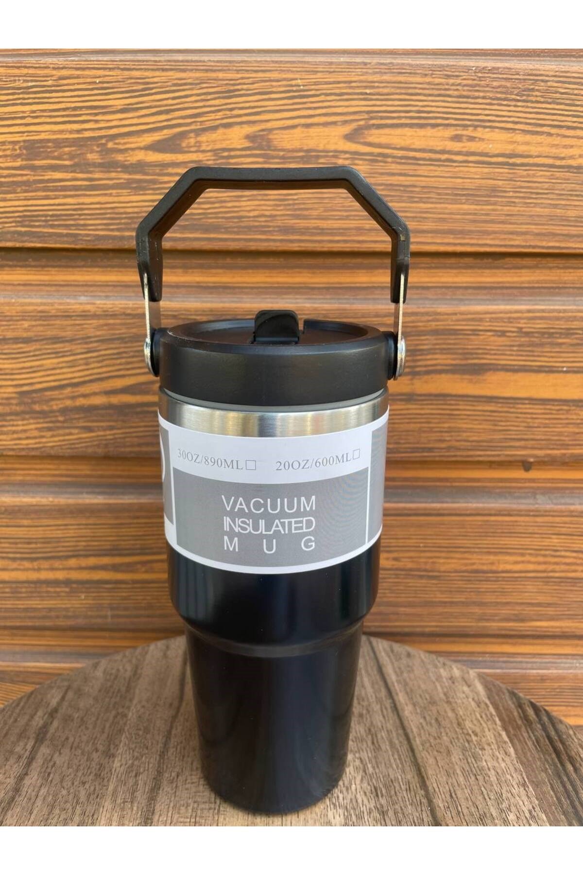 Vacum Mug IceFlow Flip Straw | Pipetli Termos Bardak 600ml Çelik