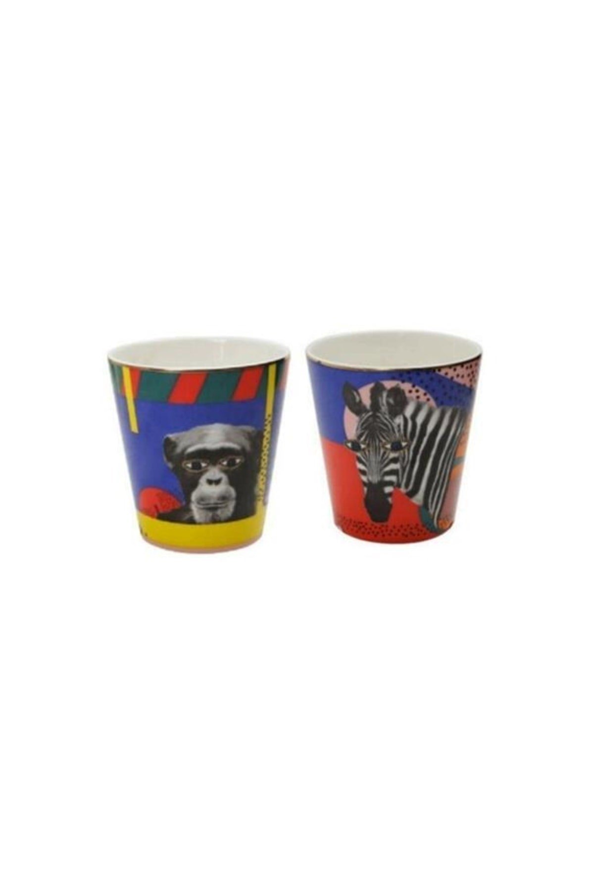 Wild Life Monkey Zebra Bardak 320cc