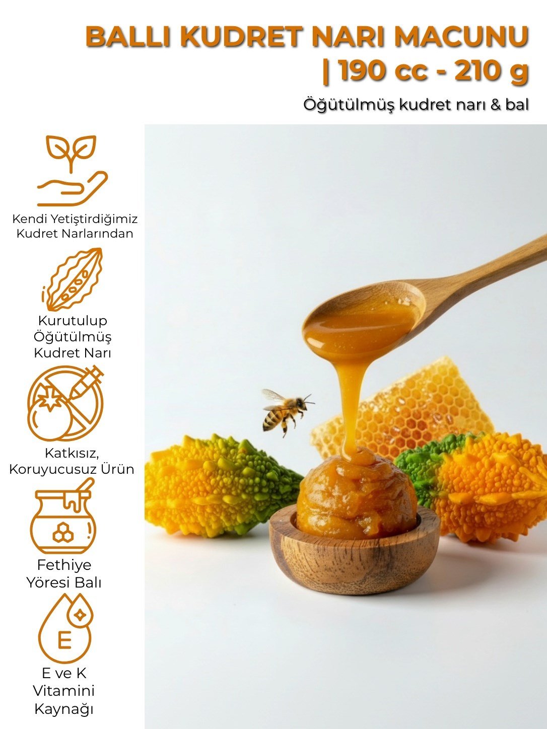 Ballı Kudret Narı Macunu | 210 g
