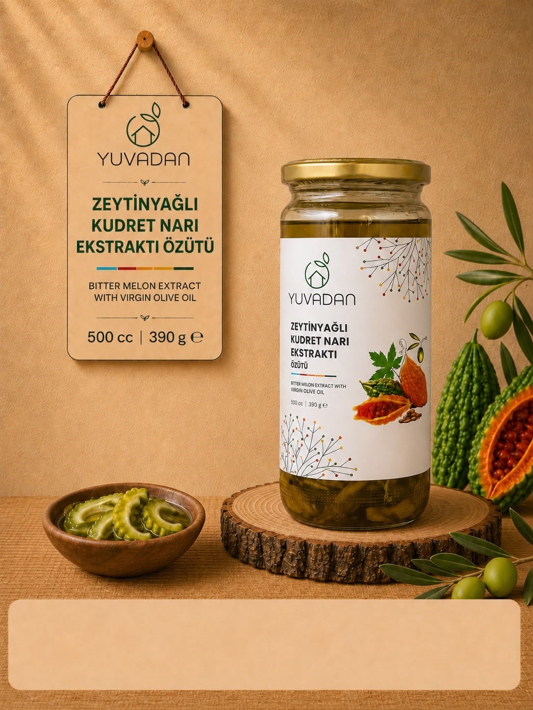 Zeytinyağlı Kudret Narı Özütü Ekstraktı | 500 cc