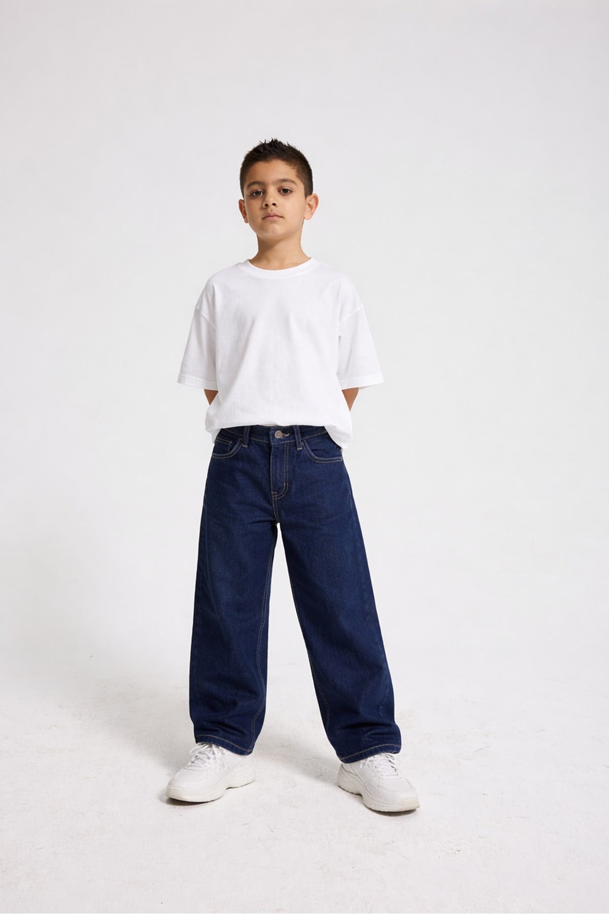 Erkek Çocuk Jean Pantolon Wide Leg
