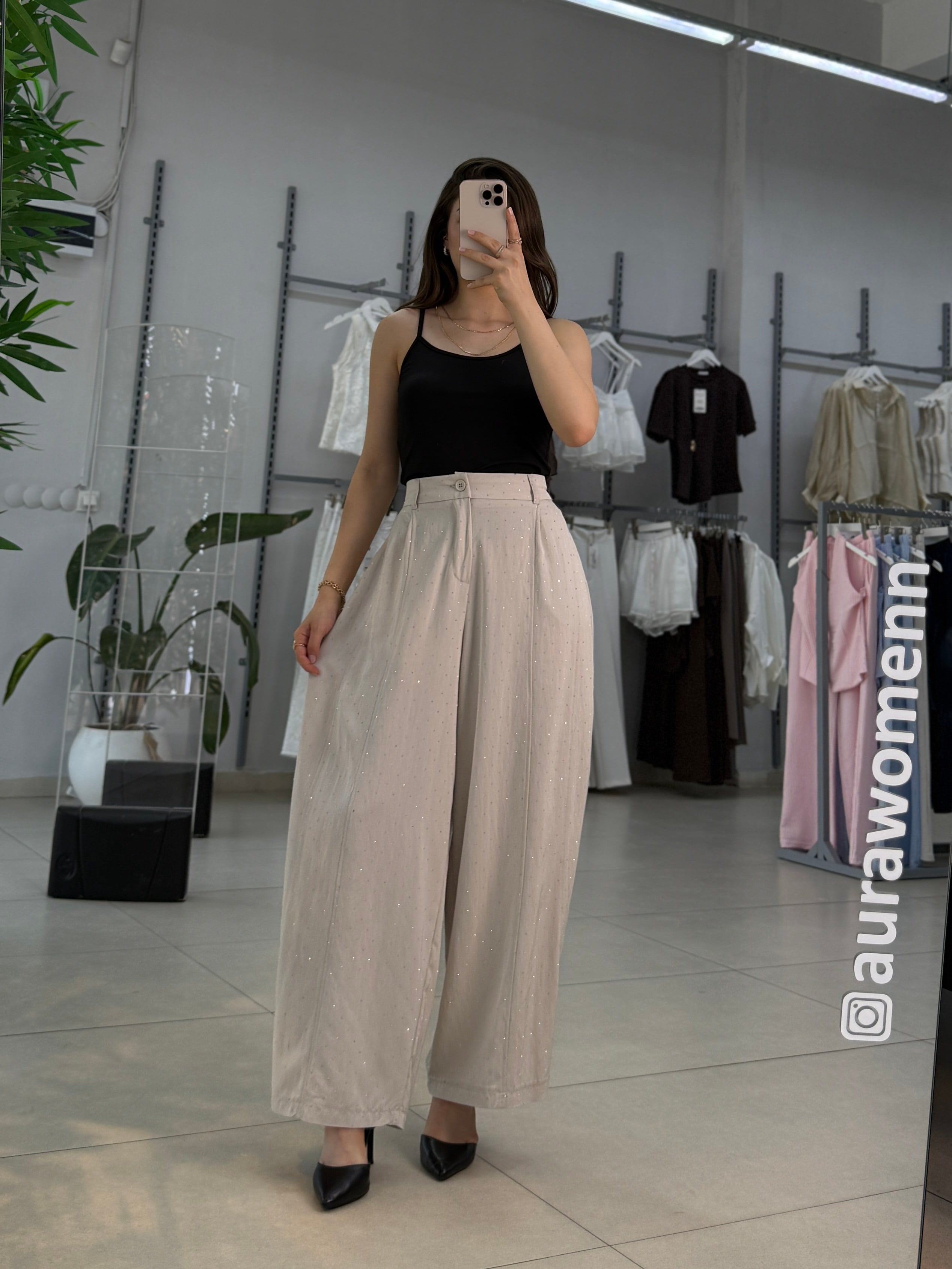 Premium Taşlı Pantolon 