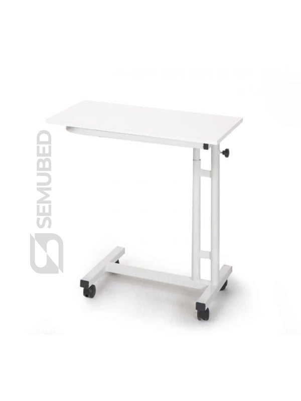 Semubed Yemek Servis Arabası Yemek Masası Beyaz-SMB00179