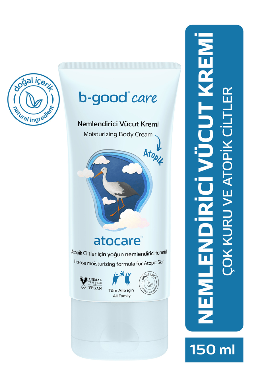 Atocare Vücut Kremi Çok Kuru Ve Atopik Ciltler Için Yoğun Nemlendirici Bebek Çocuk Yetişkin 150 ml