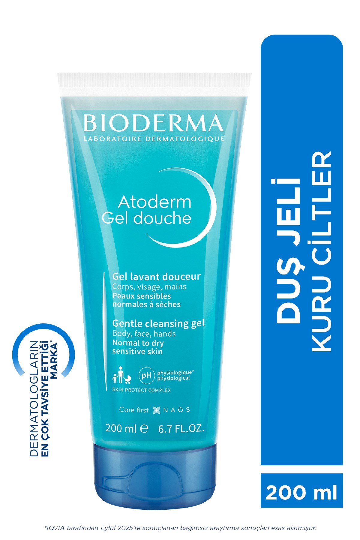 Atoderm Shower Gel Kuru, Tüm Ciltler Bebek, Çocuk, Yetişkin Arındırıcı Nemlendirici Duş Jeli 200 ml