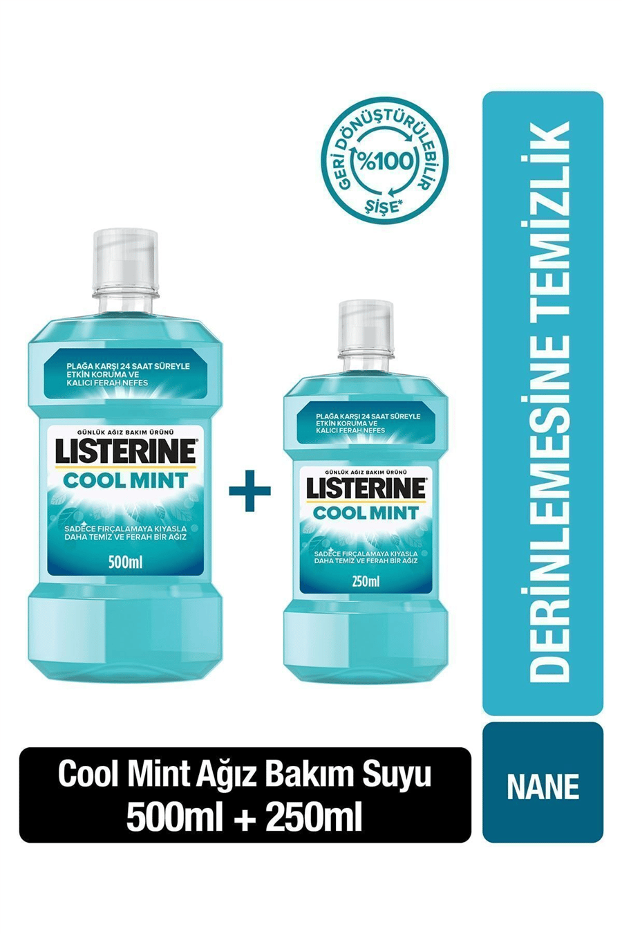 Cool Mint Ağız Bakım Suyu 500+250 ml