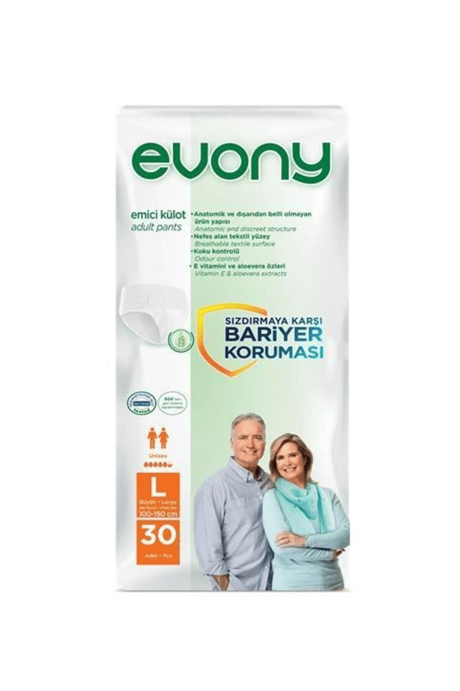 Emici Külot Büyük Large 5.5 Damla 30'lu 1 Paket Hasta Bezi-
