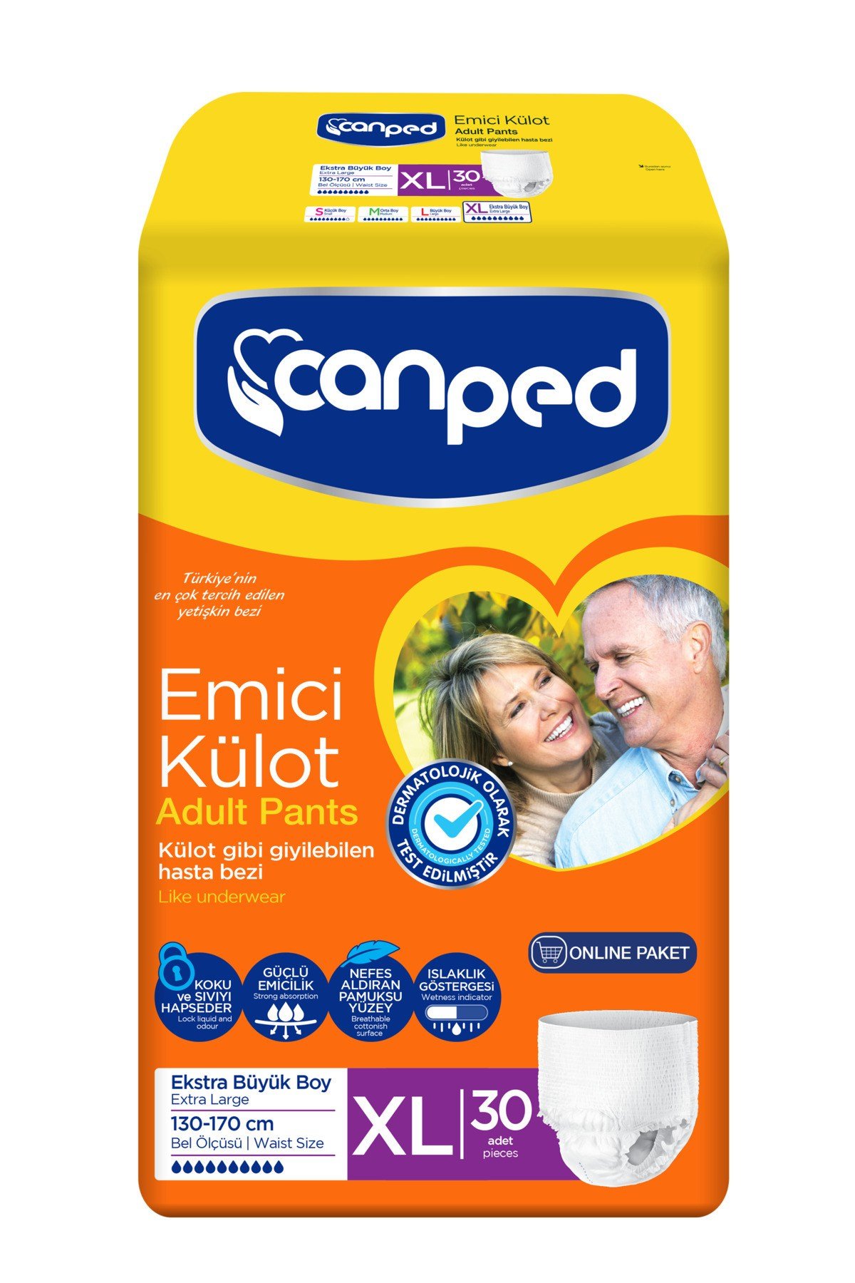 Emici Külot Extra Büyük Boy Large 30 Adet