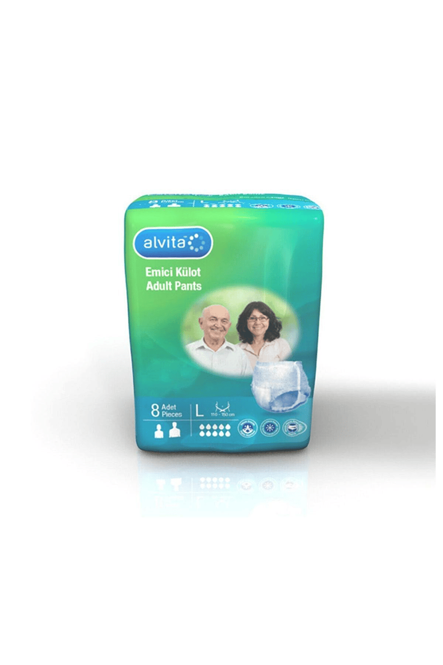 Emici Külot Large 8 Adet