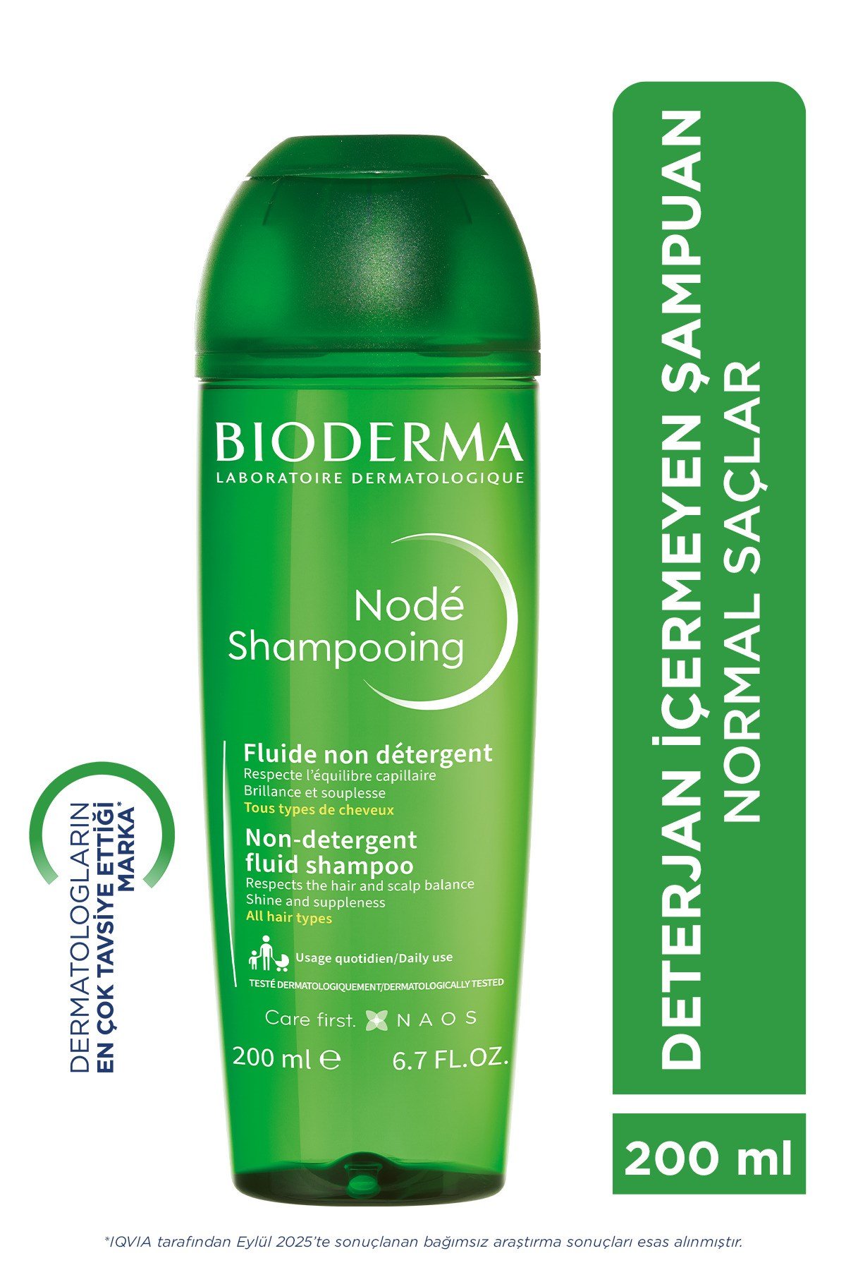 Node Fluid Shampoo Tüm Saç Tipleri için Deterjan İçermeyen Günlük Besleyici Şampuan 200 ml
