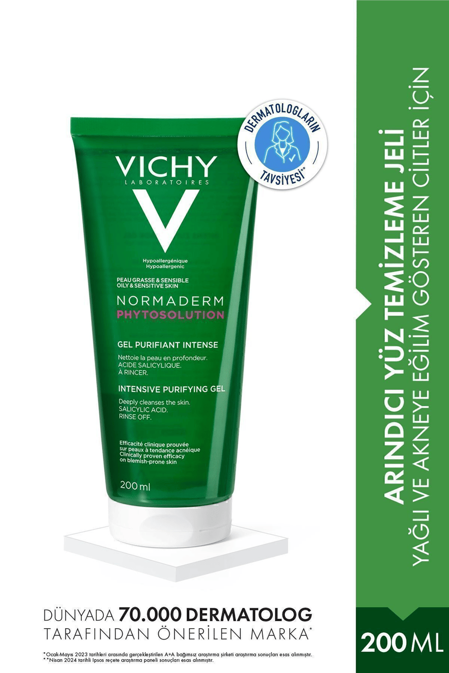 Normaderm Phytosolution Arındırıcı Yüz Temizleme Jeli, Yağlı ve Karma Ciltler 200 ml 333787566