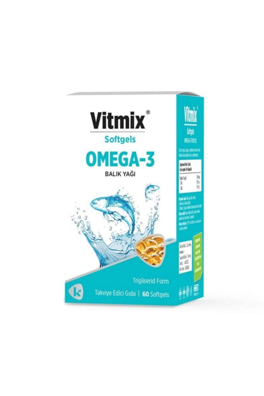 Omega 3 Balık Yağı 60 Kapsül