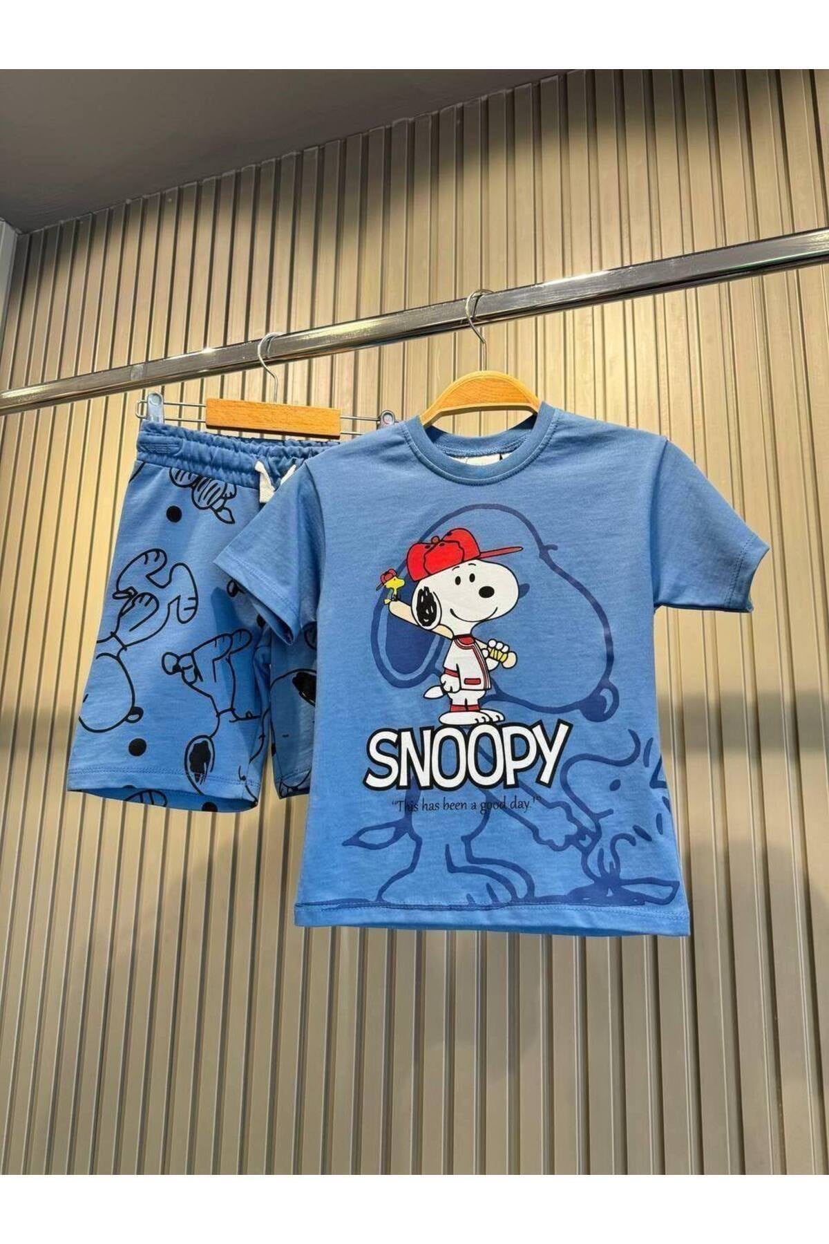 Snoopy Şortlu Takım