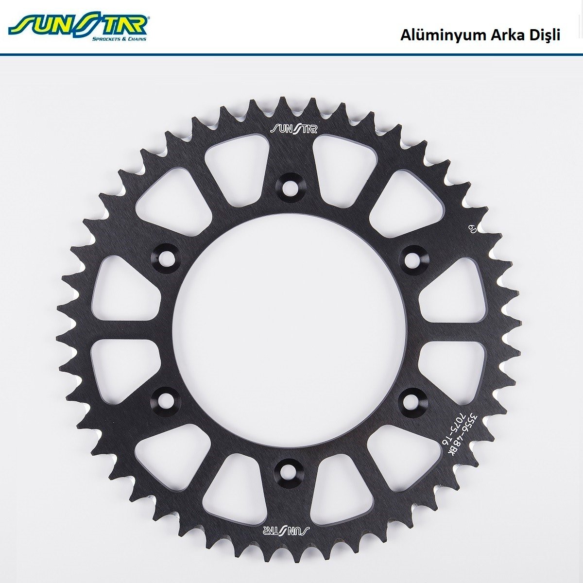ARKA DİŞLİ SİYAH ALÜMİNYUM / BETA / RR 2T ENDURO / RACING / 300cc / (DİŞLİ SAYISI : ORİJİNAL) / 2013-2014-2015-2016-2017-2018-2019-2020-2021