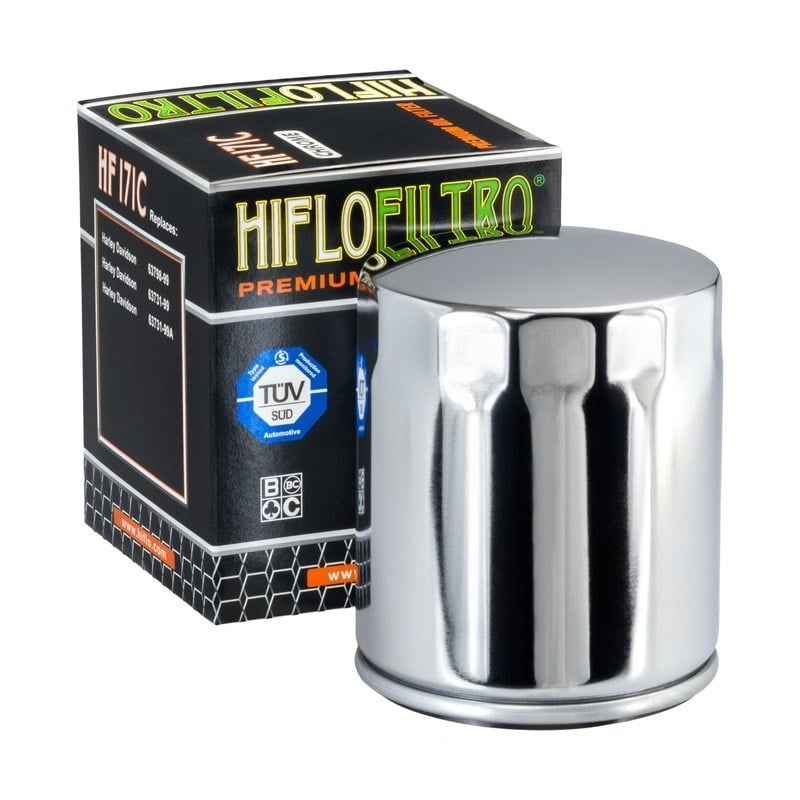 HIFLO YAĞ FİLTRESİ / HIFLO / KROM / HARLEY D. / BLACKLINE (FXS) / 1584cc
