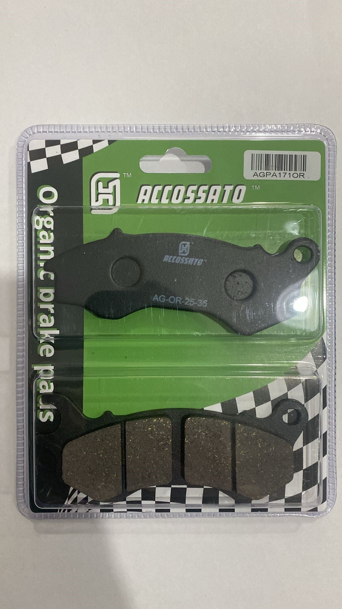 ORGANİK FREN BALATASI / ACCOSSATO / HONDA / PCX 125 / 125cc