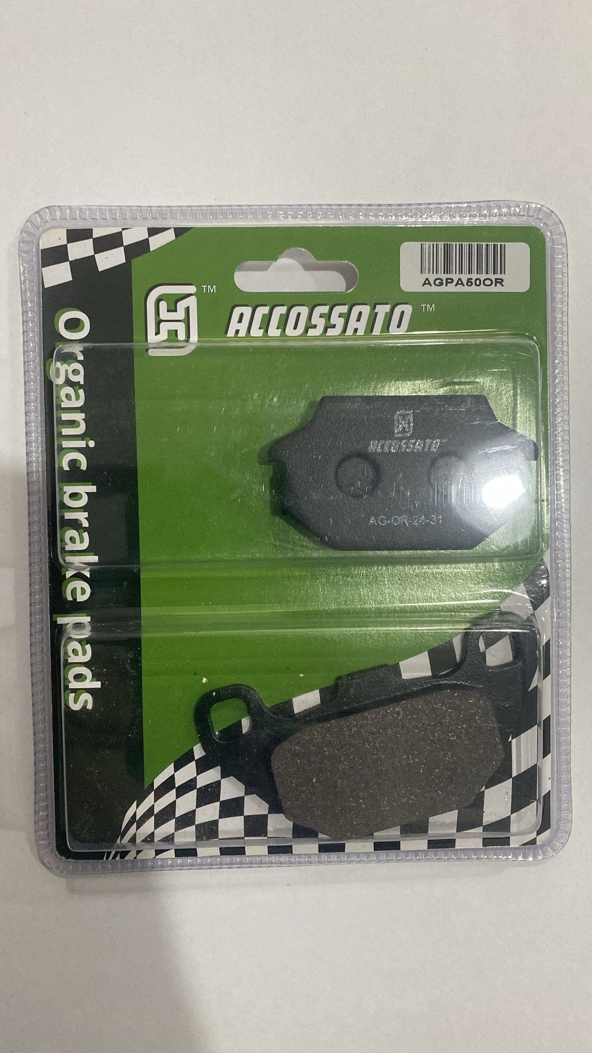 ORGANİK FREN BALATASI / ACCOSSATO / KYMCO / AGILITY CARRY / 125cc