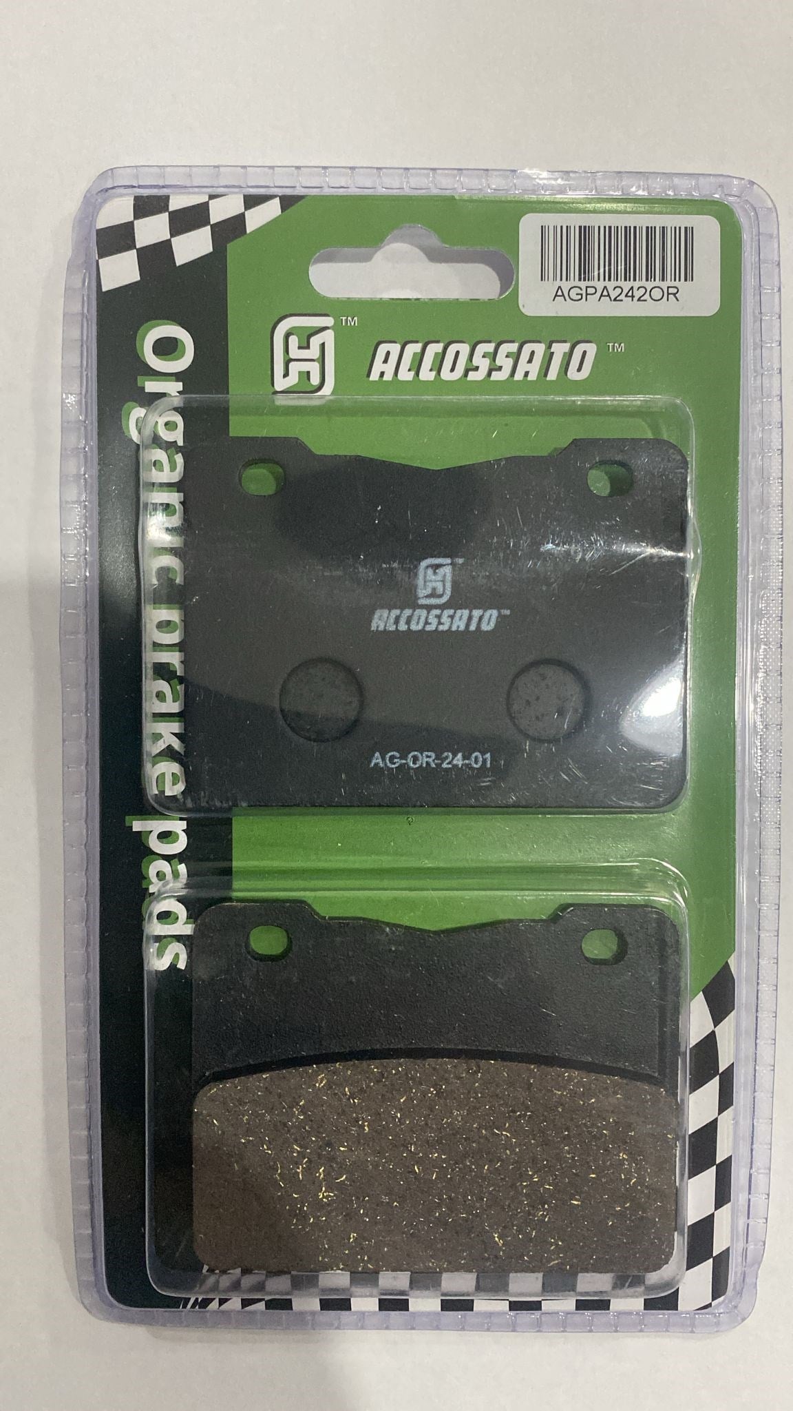 ORGANİK FREN BALATASI / ACCOSSATO / ÖN / SYM / JOYRIDE / 300cc