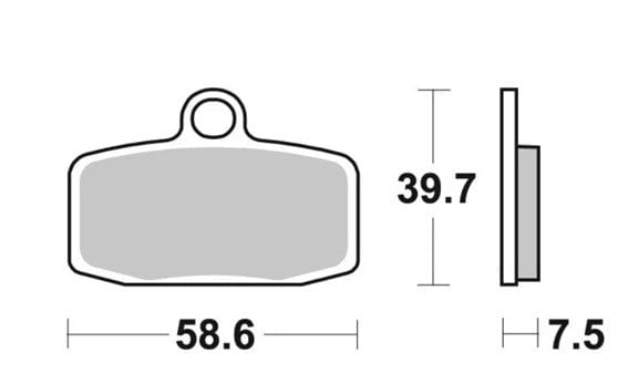 SİNTERLİ ÖN FREN BALATASI / BRAKING / ÖN / KTM / SX / 85cc