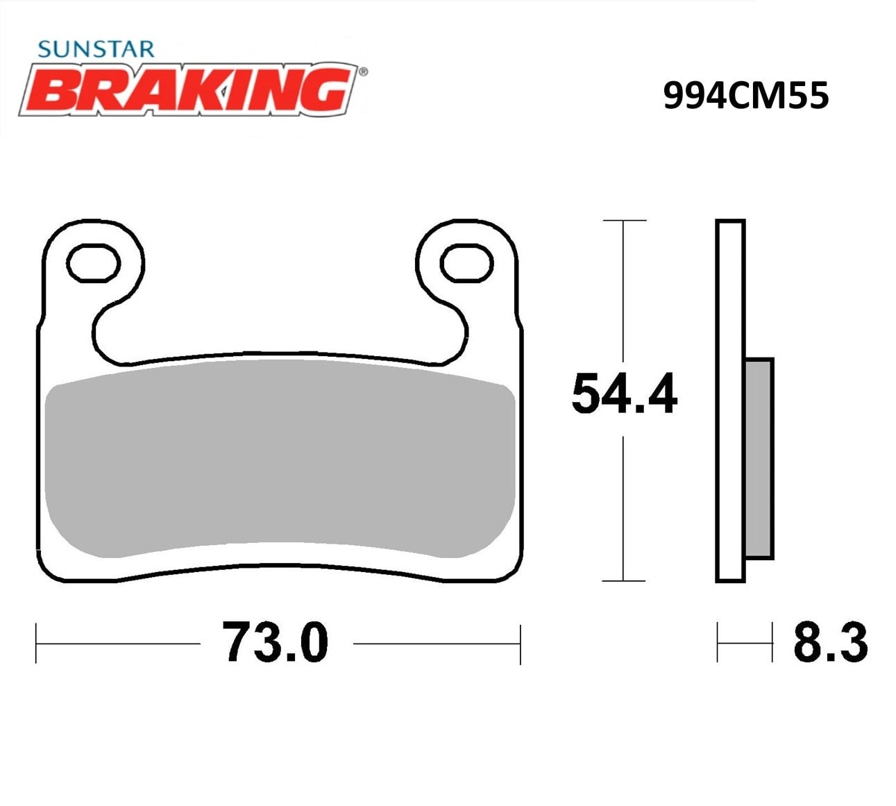 SİNTERLİ ÖN FREN BALATASI / BRAKING / ÖN İKİ TAKIM KULLANIR / BMW / R 1250 GS / ADV / 1250cc