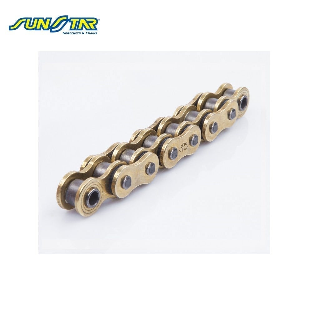 SUNSTAR 530 3X RİNG GOLD ZİNCİR-112 BAKLA / SUNSTAR / SUNSTAR 3X-RING GOLD ZİNCİR / KAWASAKI / ZX / 600cc