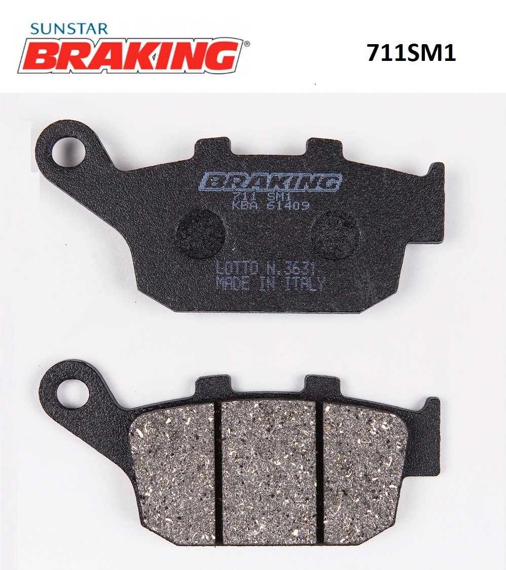 YARI METALİK ARKA FREN BALATASI / BRAKING / ARKA (KALINLIK 10.7 MM) / HONDA / CB 500F / 500cc