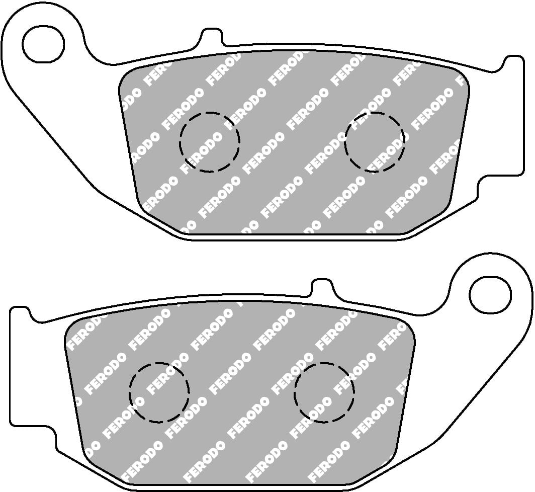 YARI METALİK FREN BALATASI / FERODO / ARKA / HONDA / CB 125 R / 125cc