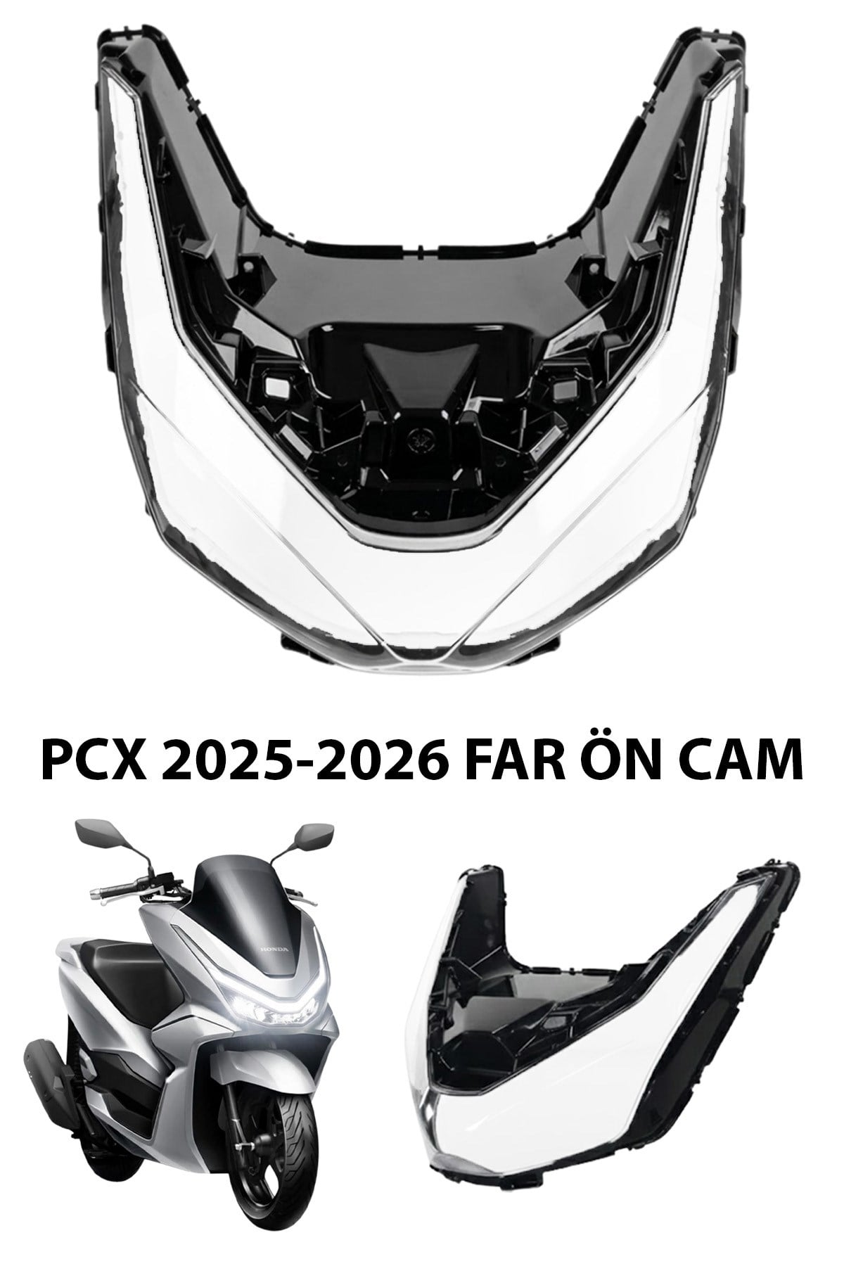 Honda Pcx Uyumlu Far Ön Camı 2025-2026