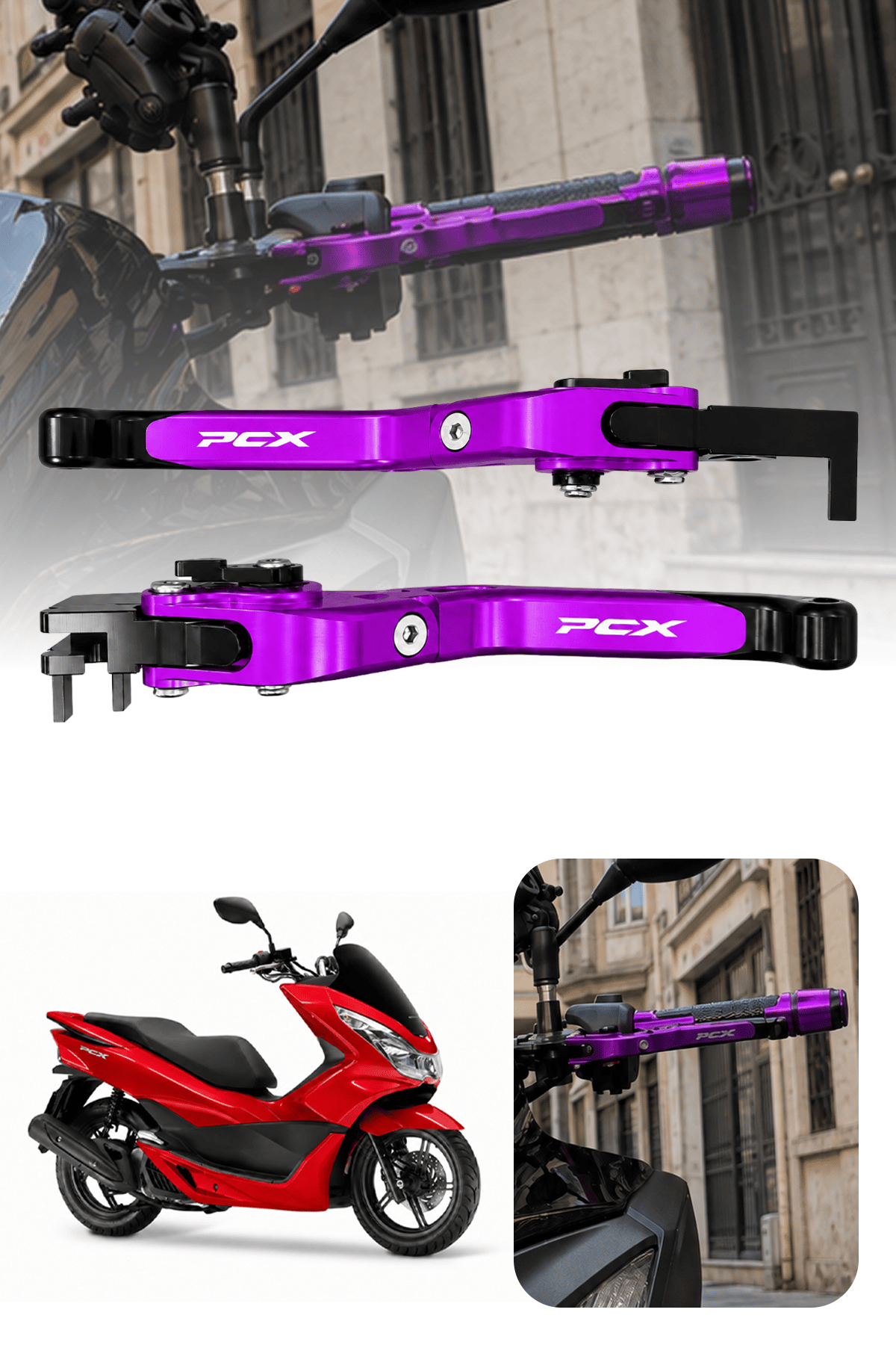 Honda Pcx Uyumlu Fren Maneti 2021-2056 Cnc Mor