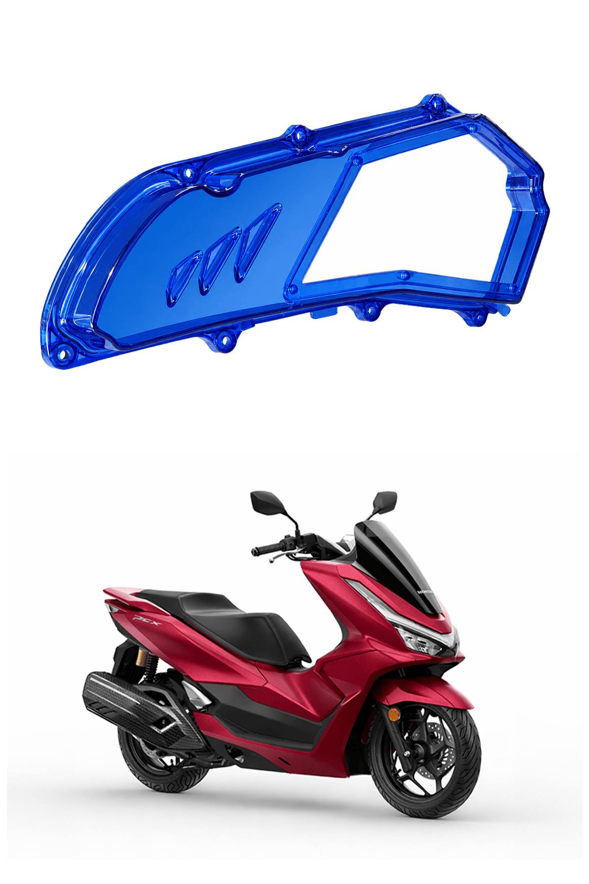Honda Pcx Uyumlu Hava Filtresi Kapağı V2 2021-2026 Mavi