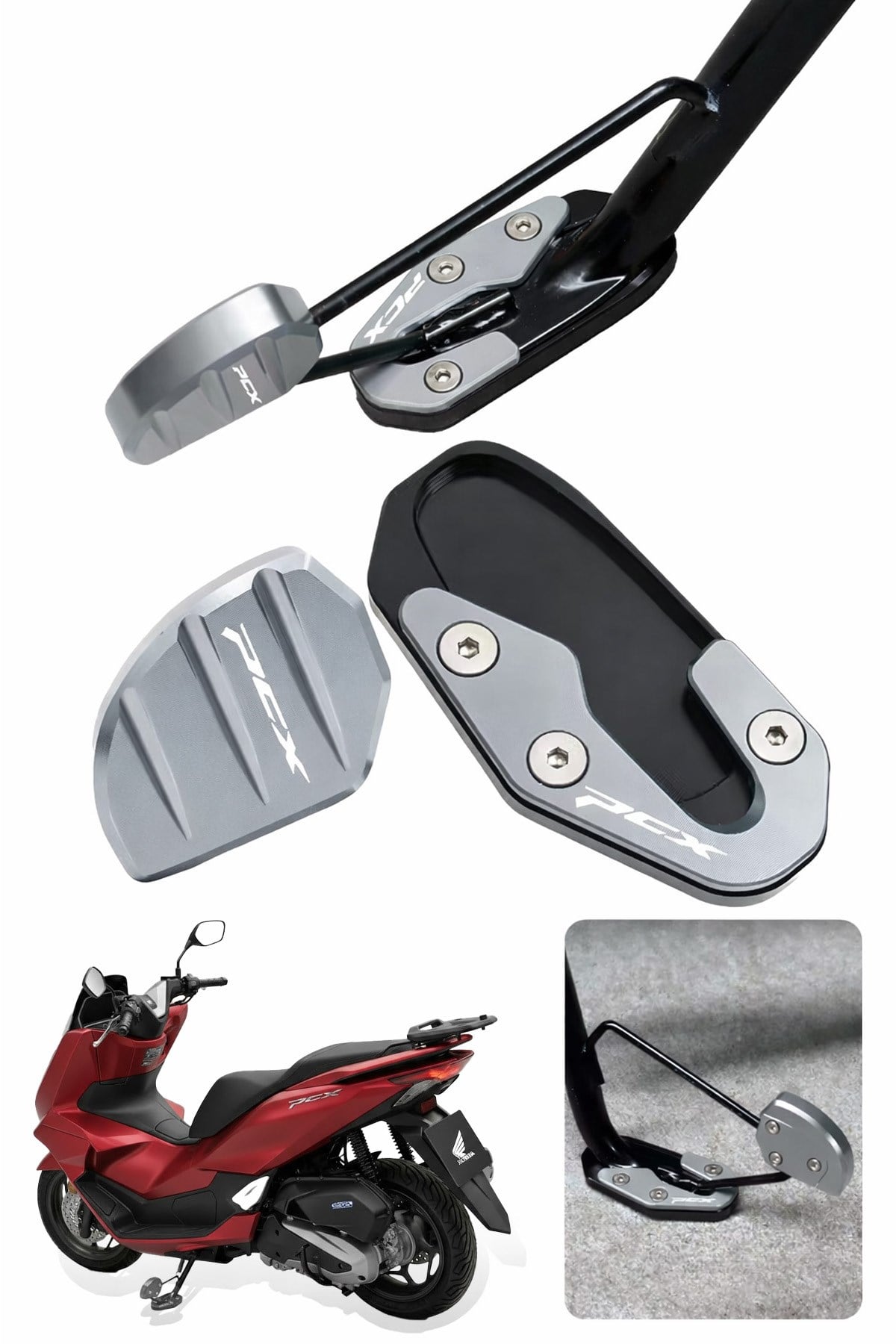 Honda Pcx Uyumlu Kaz Ayağı Koruyucu Seti 2021-2026 Cnc Titanyum