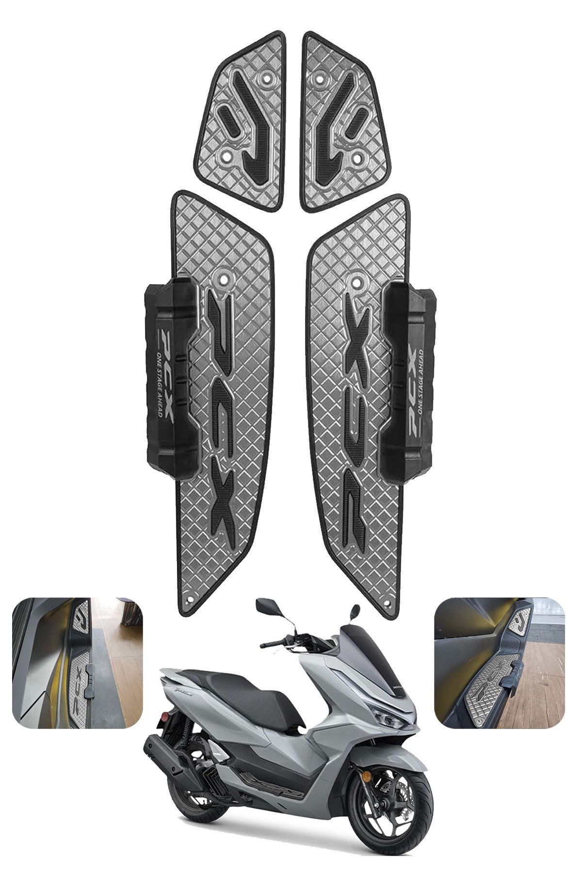 Honda Pcx Uyumlu Premium Basamak Seti 2025-2026 Cnc Titanyum