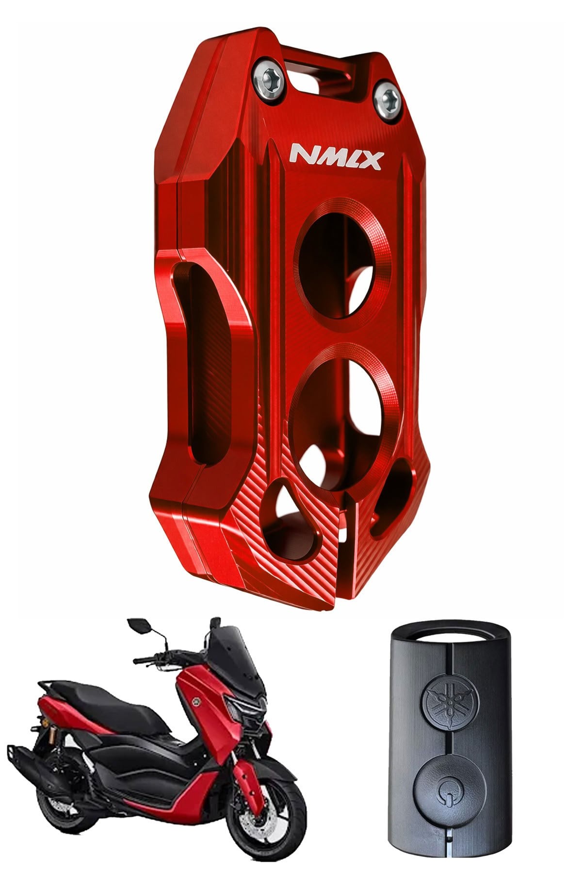 Yamaha Nmax Uyumlu Anahtar Kılıfı 2021-2026 Cnc Siyah