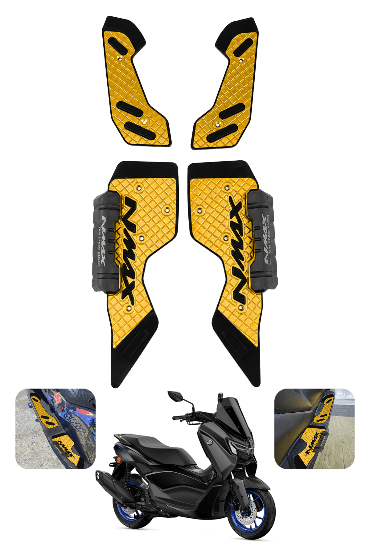 Yamaha Nmax Uyumlu Basamak Seti 2025-2026 Cnc Gold