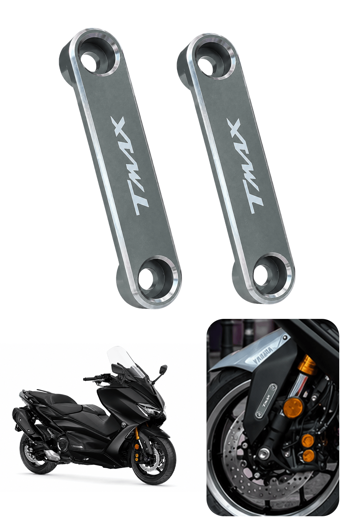 Yamaha Tmax Uyumlu Çamurluk Ucu 2020-2026 Cnc Kırmızı