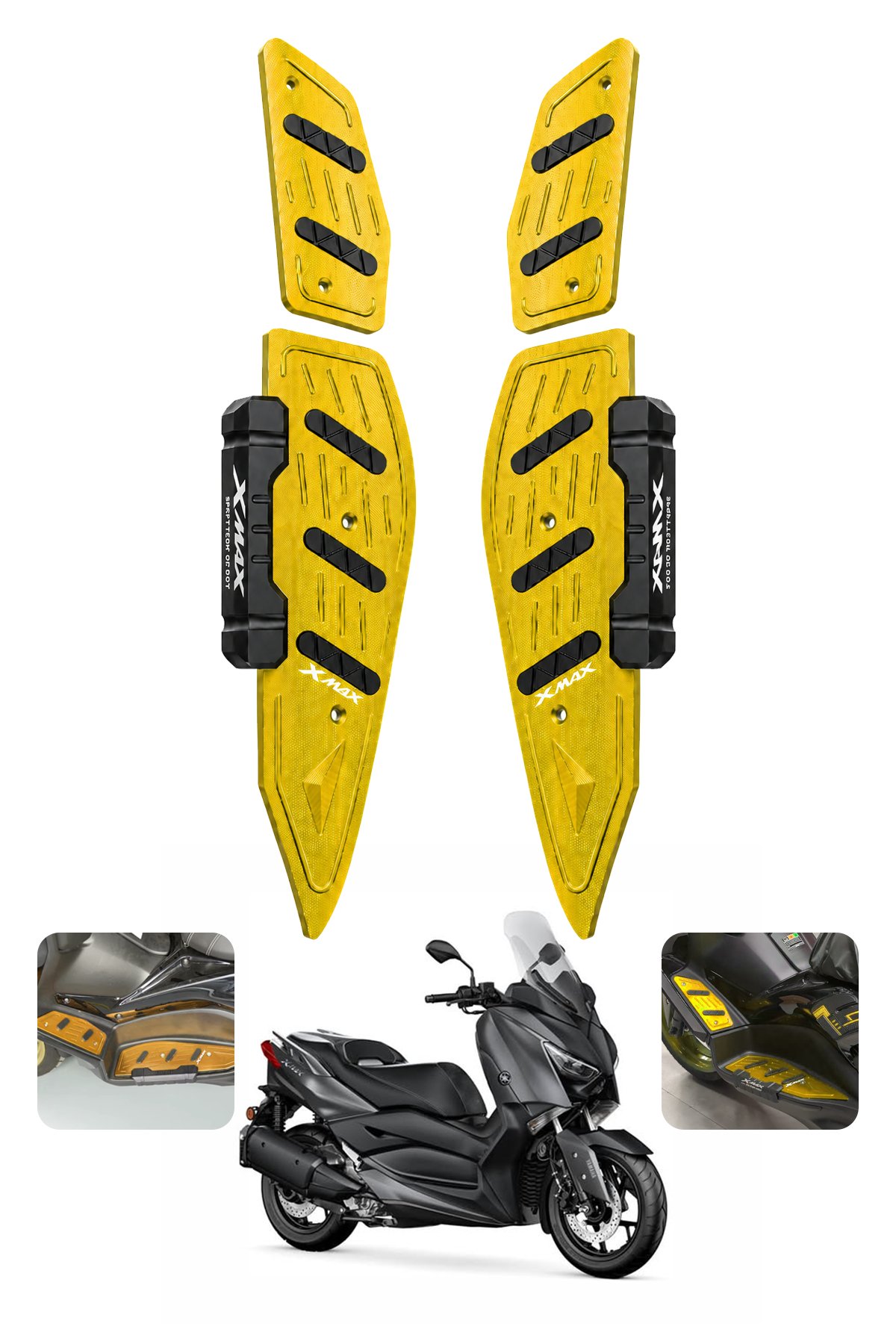 Yamaha Xmax Uyumlu Basamak Seti 2018-2026 Cnc Gold