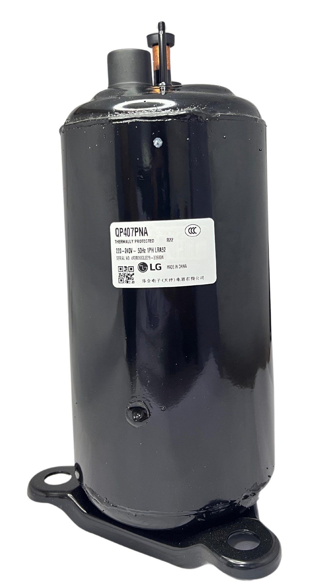 Lg Rotary Kompresör QP407PNA 24100 Btu R22